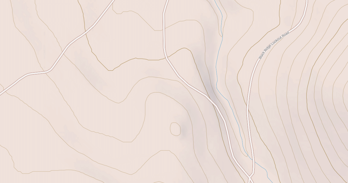 Map preview of BLACK GULCH SOUTH