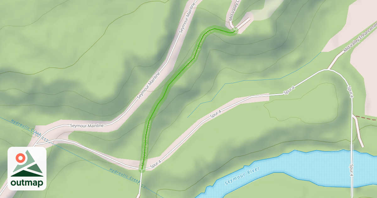 Map of Mid-Valley Connector