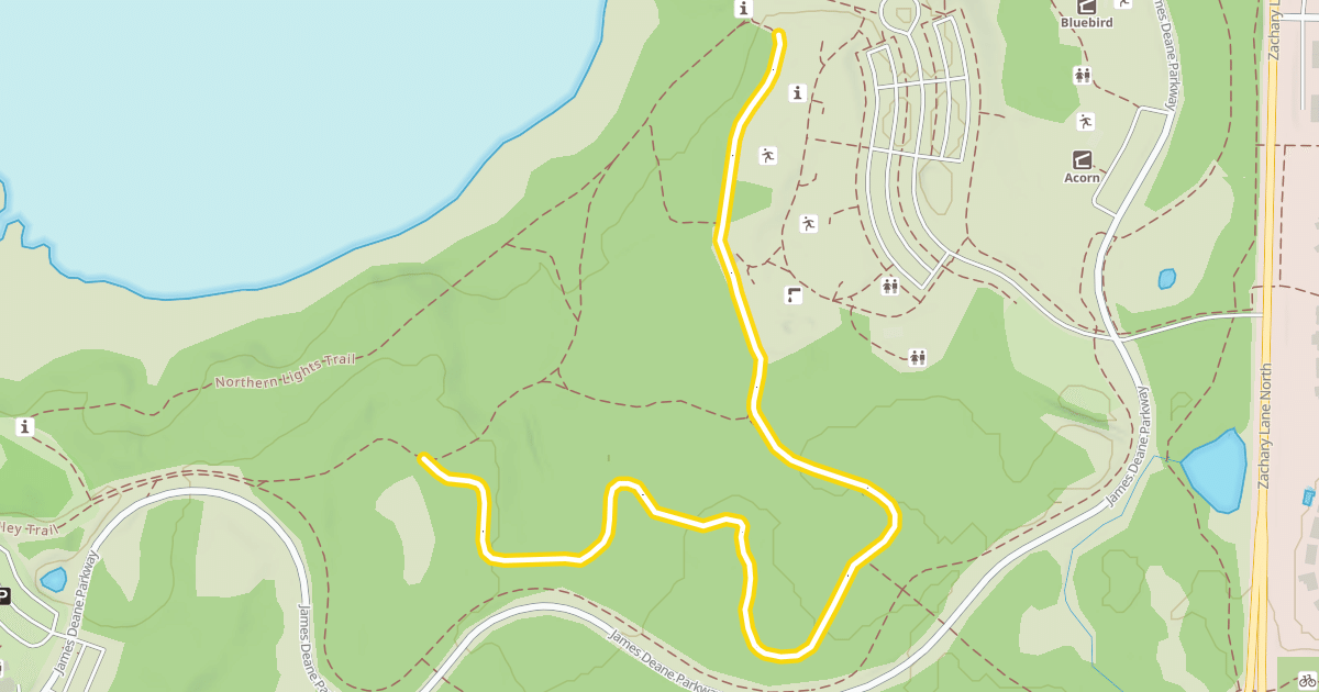 Map preview of Northern Lights Trail