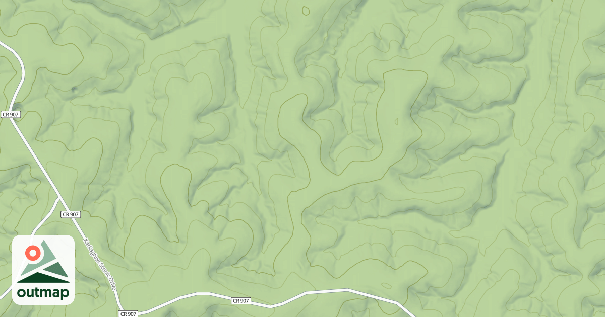Map of BOWEN BRANCH