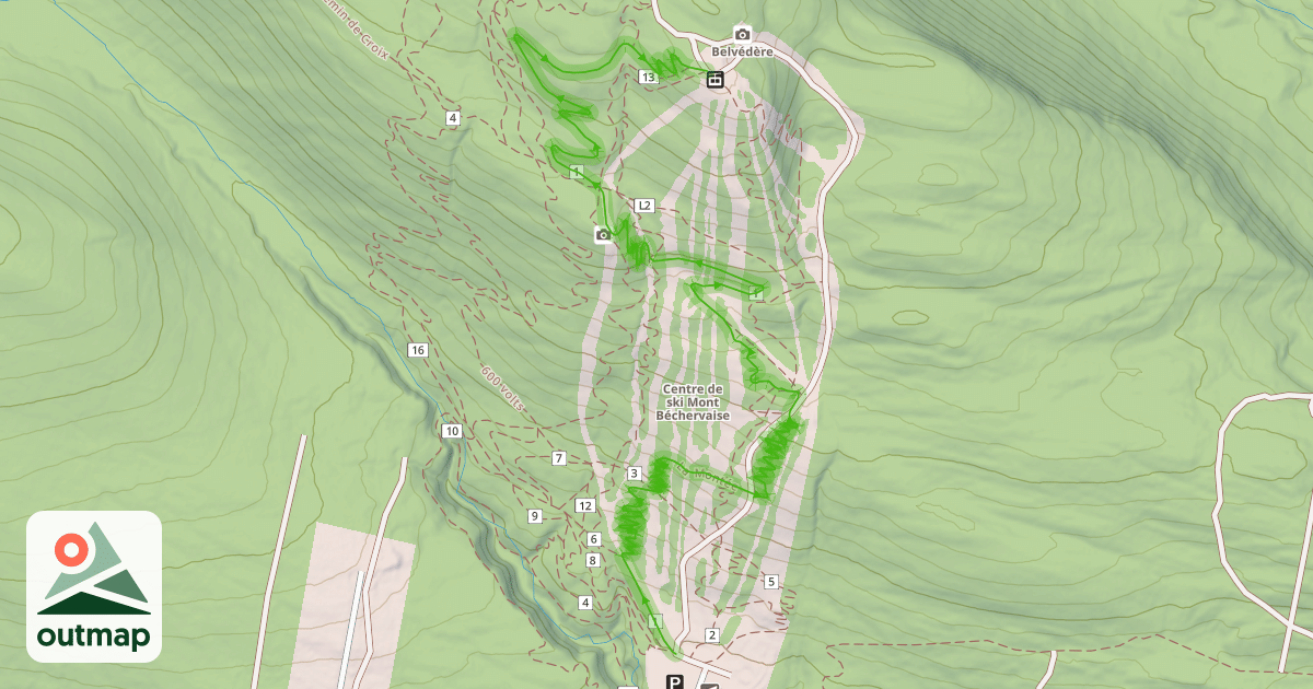Map of La Montée
