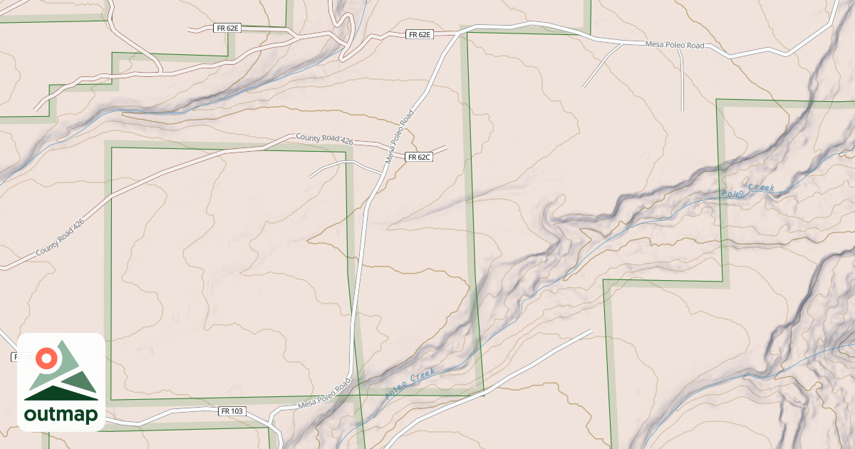 Map of MESA POLEO