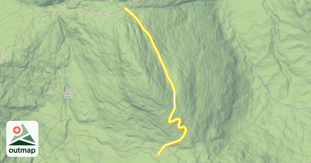 Map of Bolton - Trapp Trail