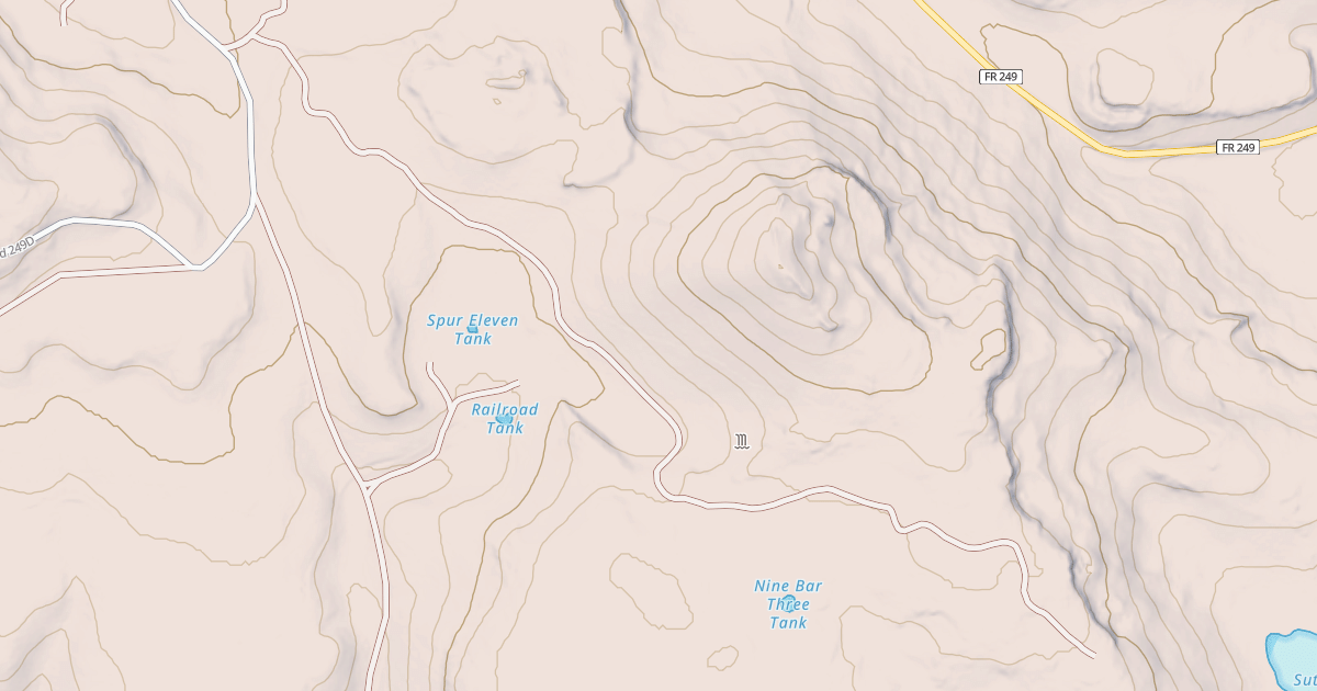 Map preview of USFS National Forest System Roads {BB40E97F-B3F5-4FE7-8C4B-EC595EABD120}