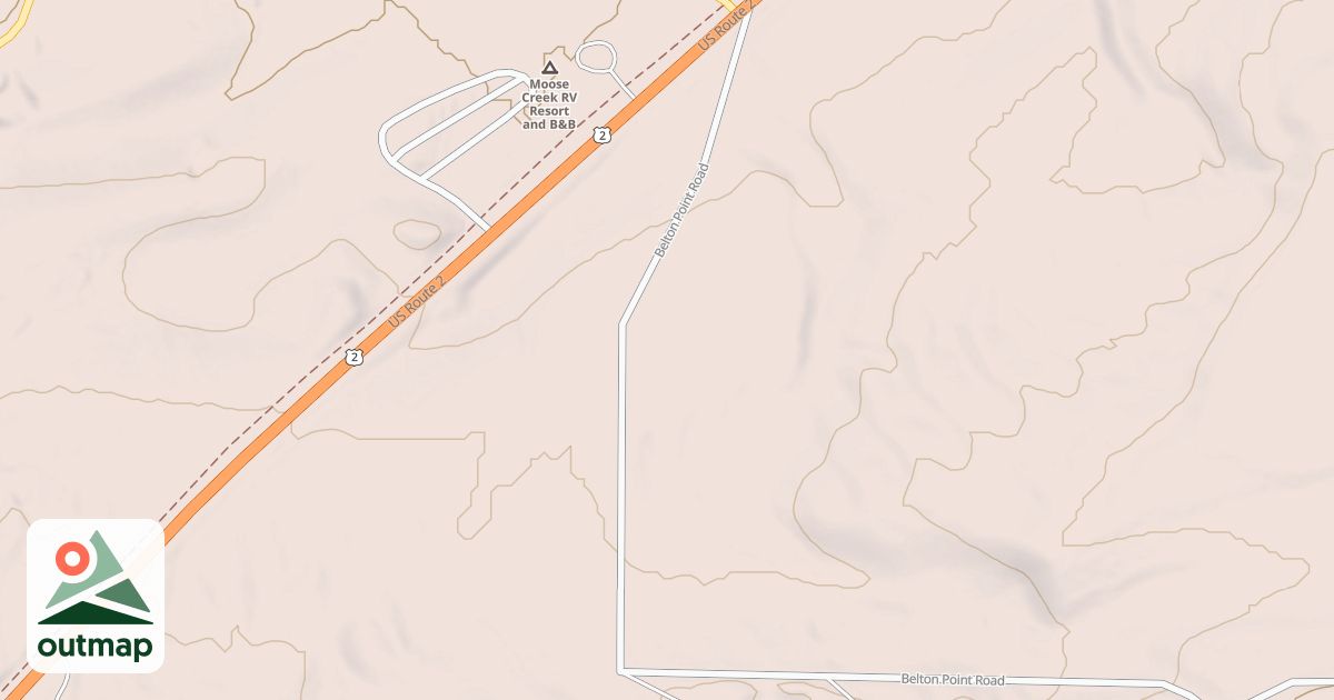 Map of BELTON POINT