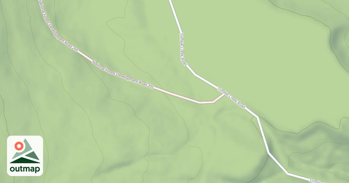 Map of TACOMA PEAK