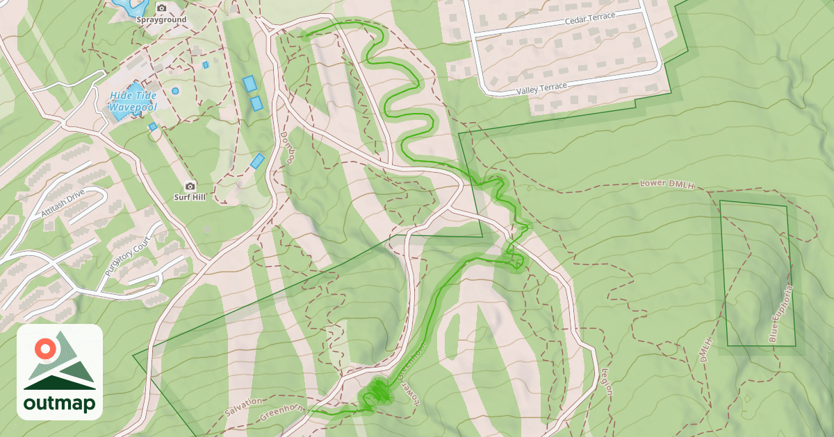 Map of Lower Greenhorn