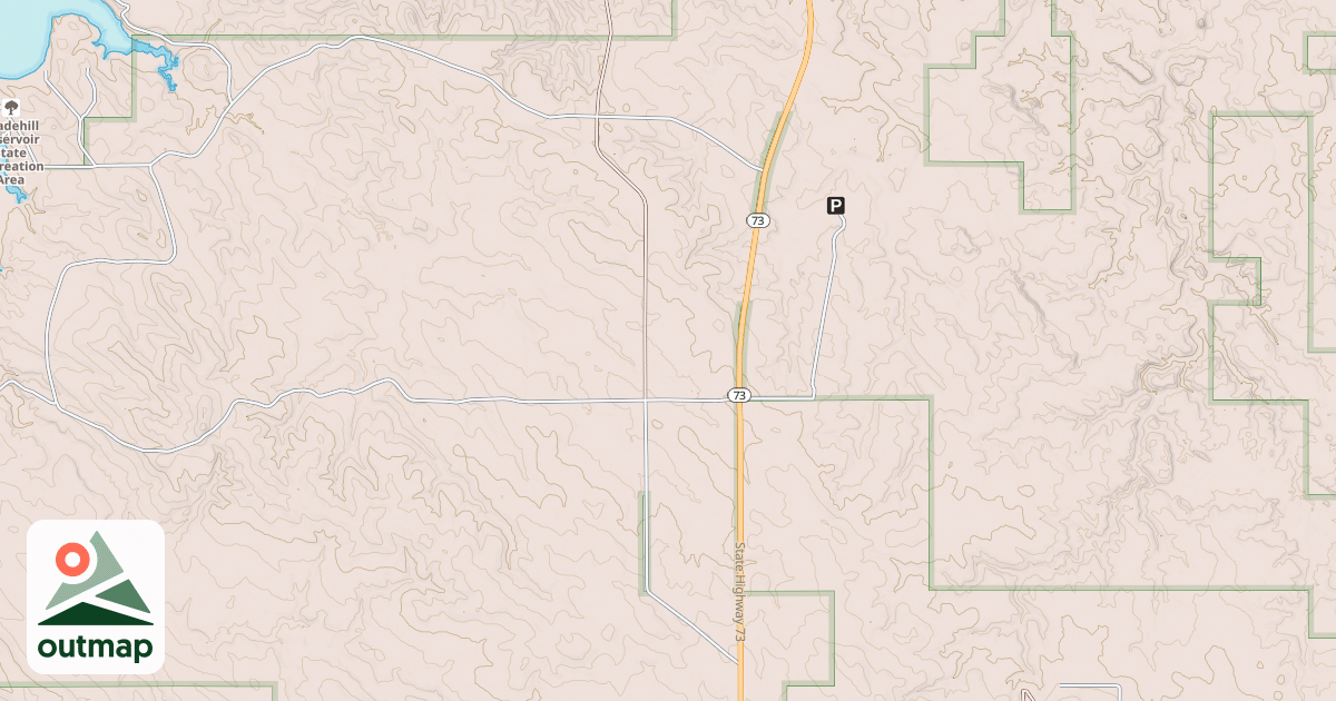 Map of (FDR) OLD HIGHWAY 73