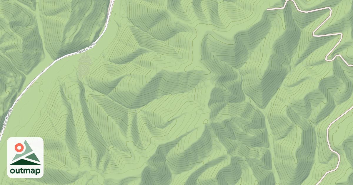 Map of COLES RUN