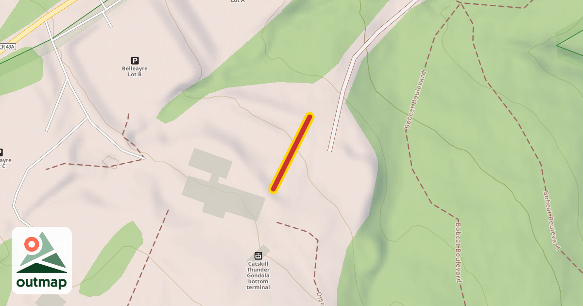 Map of Kaatskill Katerpillar