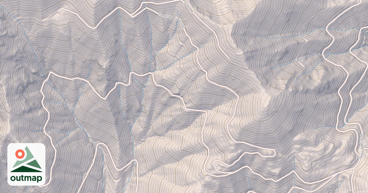 Map of USFS Motor Vehicle Use Map Roads {E827D3AB-EA3C-4446-8942-71A060C0A82F}