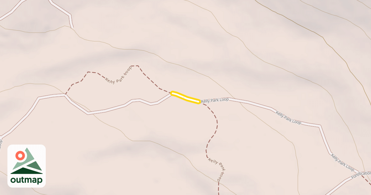 Map of White Pine-Kelly Park Loop