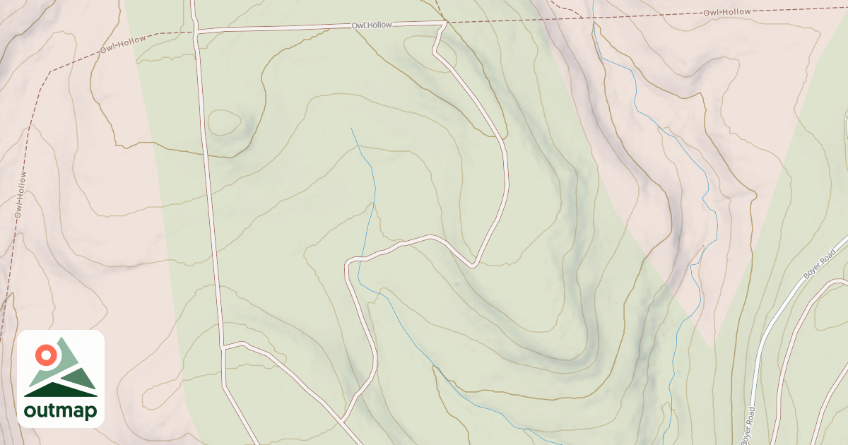 Map of Whiskey Springs Trails