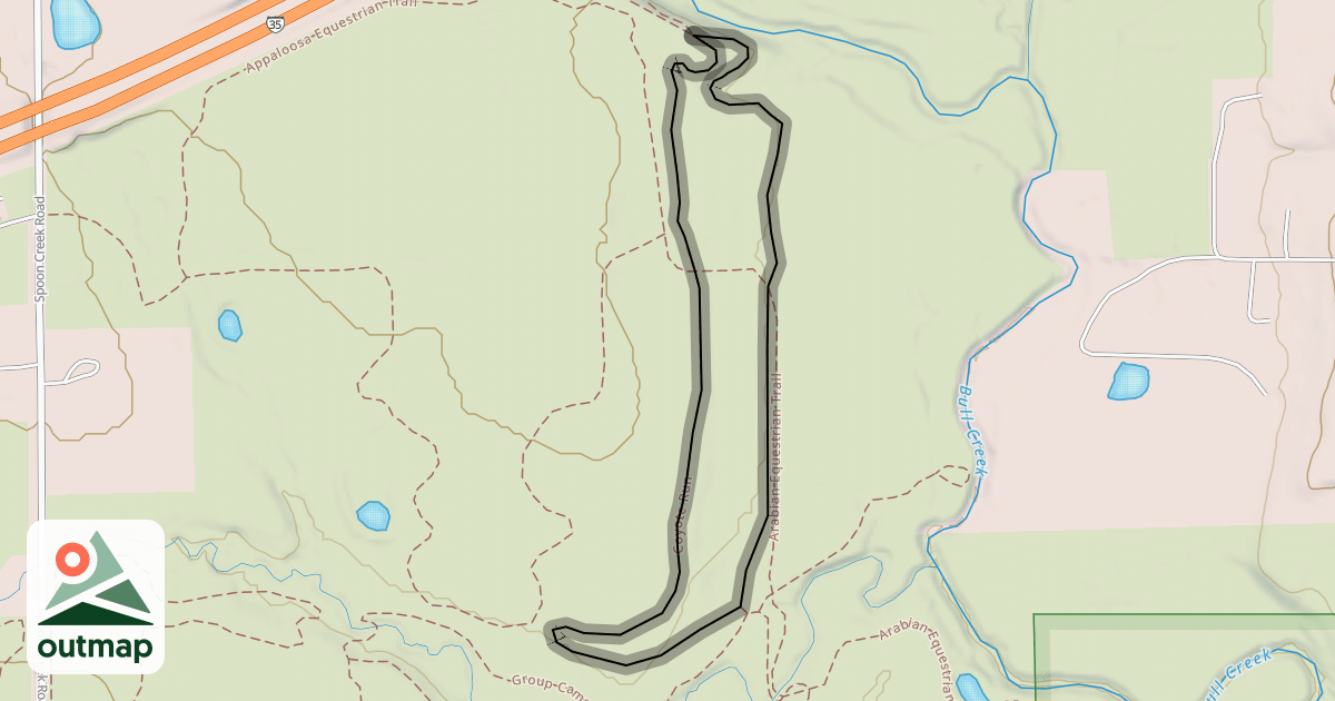 Map of Coyote Run