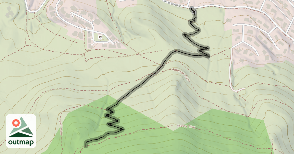 Map of Swaney Trail