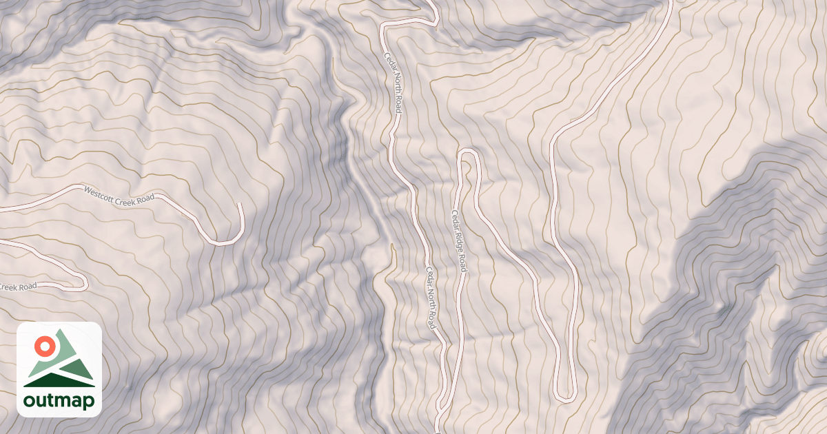 Map of CEDAR NORTH