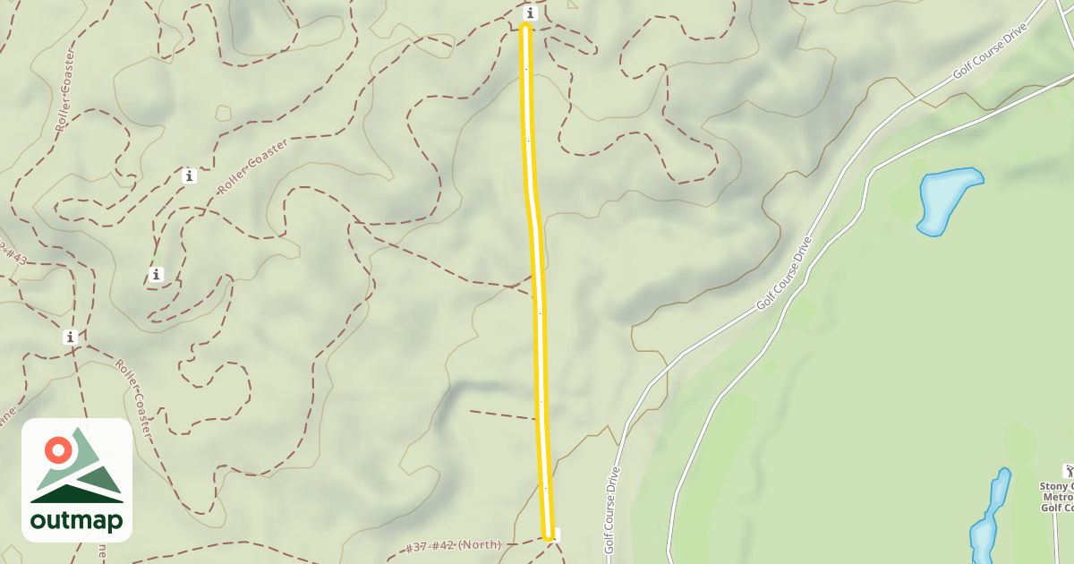 Map of #7-#37 (Golf Course Climb)