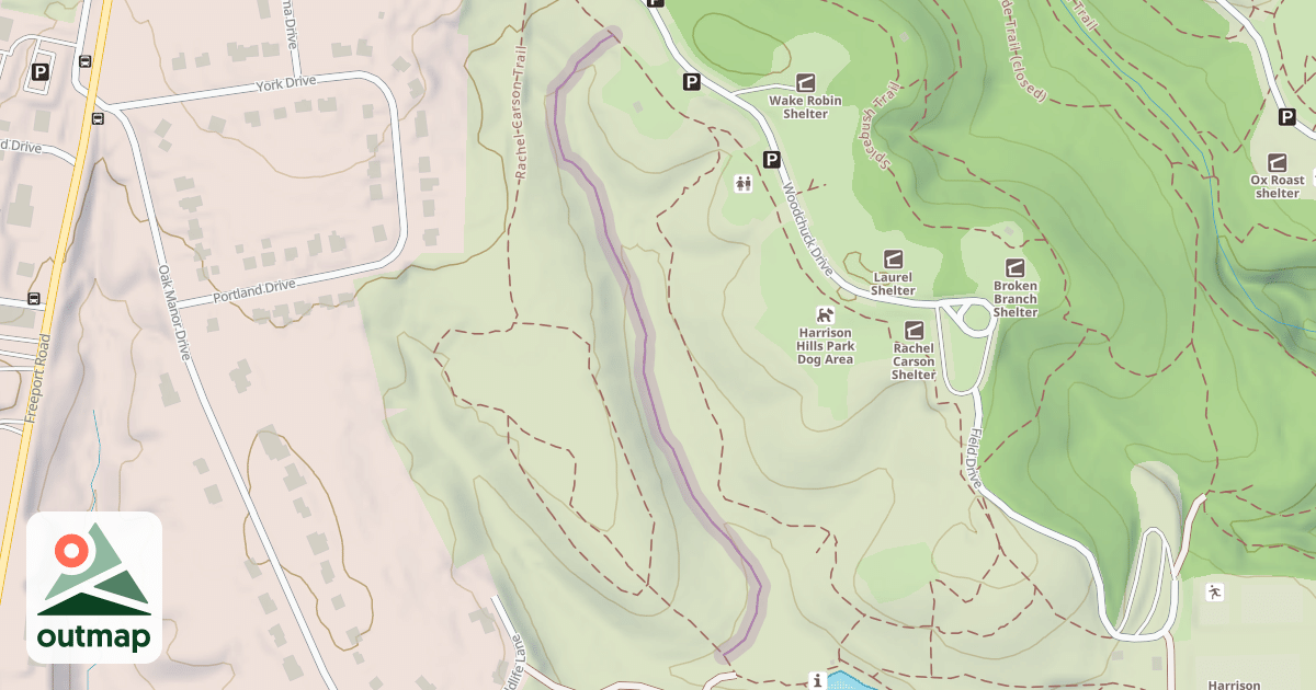 Map of Pond Loop