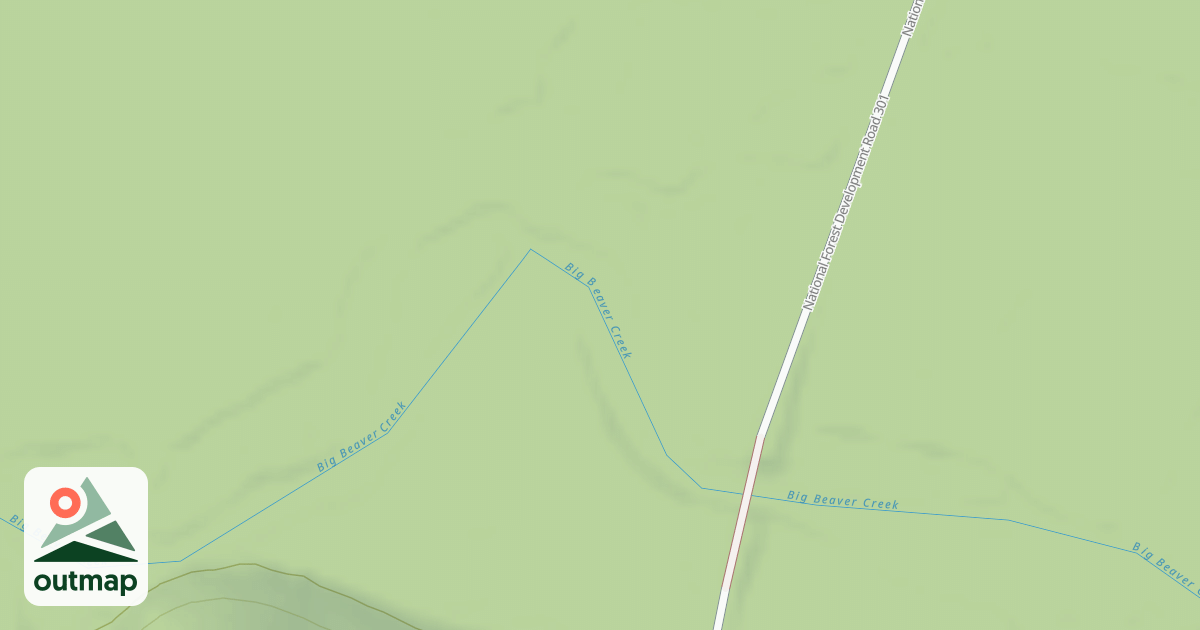 Map of LITTLE BEAVER E
