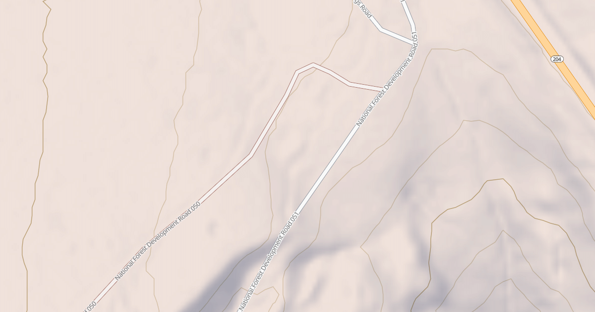 Map preview of SPOUT SPRGS REC RES EAST LOOP