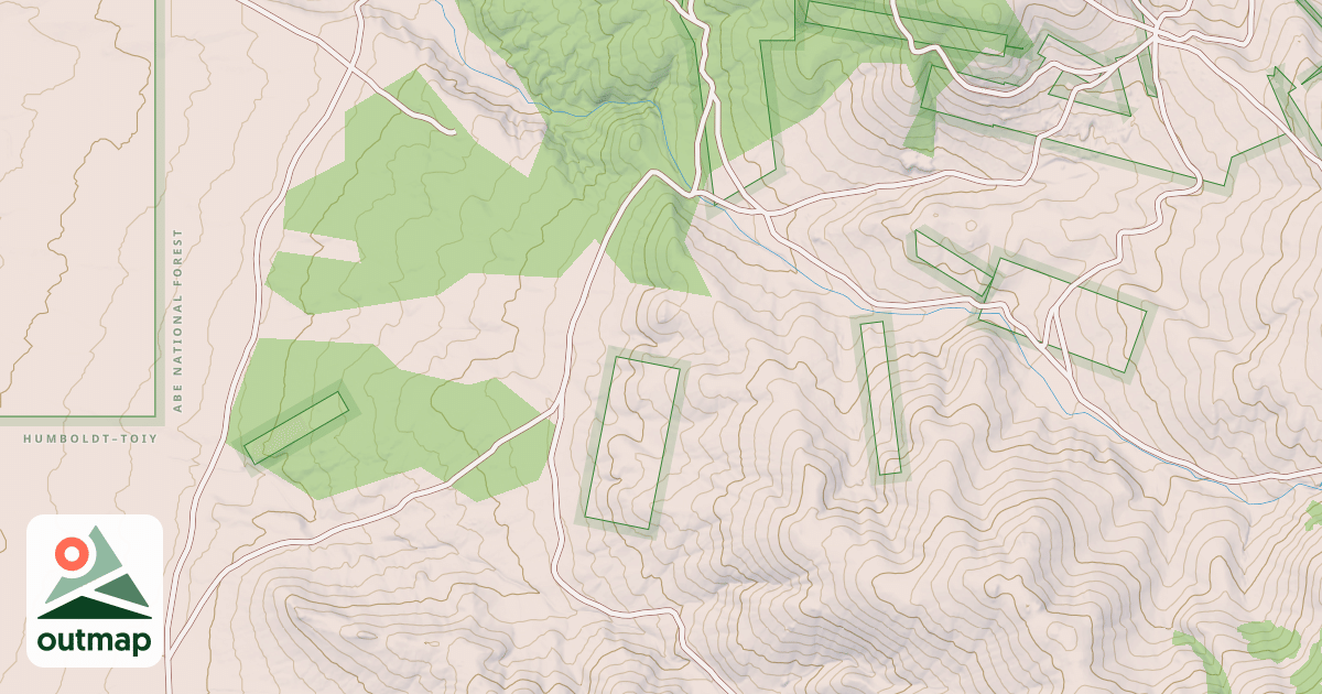 Map of CROW CANYON