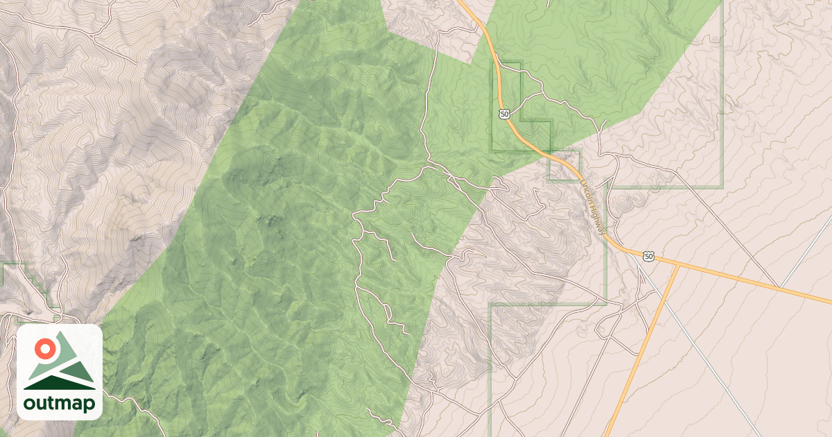 Map of BLACKBIRD CREEK LOOP