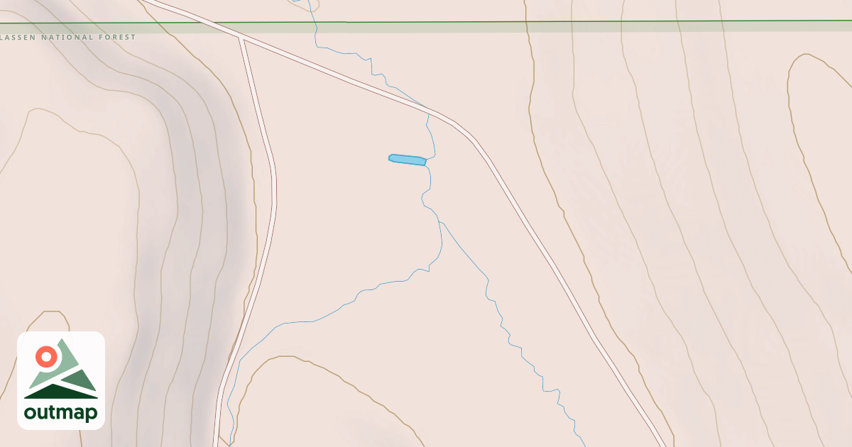 Map of BLUE WATER