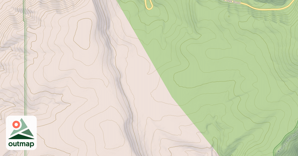 Map of FRENCH CREEK SPUR 1Q