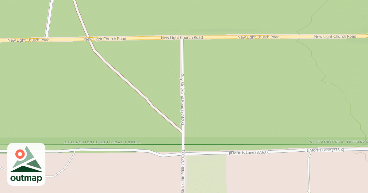 Map of GUY STRICKLAND ROAD