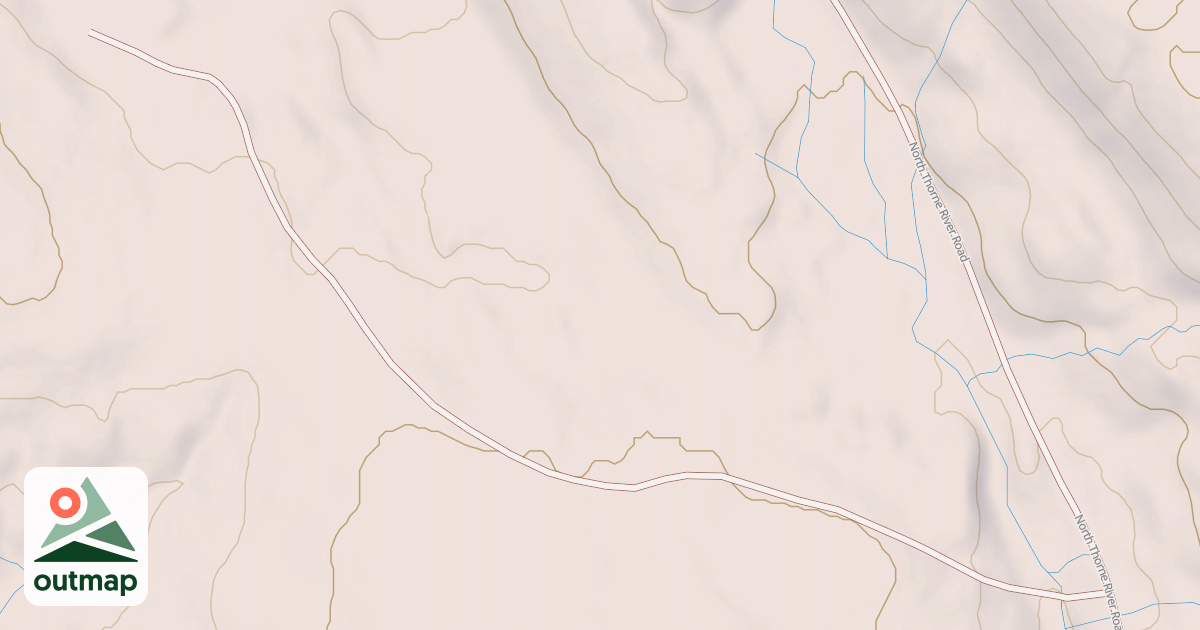 Map of USFS Motor Vehicle Use Map Roads {B9A24522-7881-469B-91D0-B9541D6C5C85}