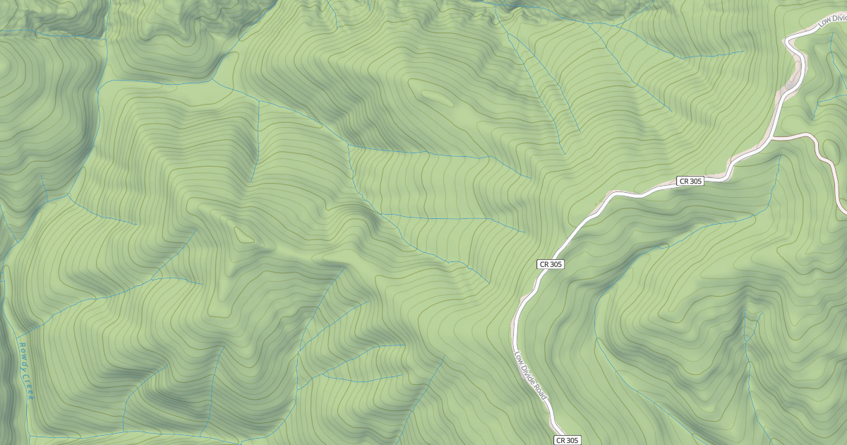 Map preview of ROWDY MTN