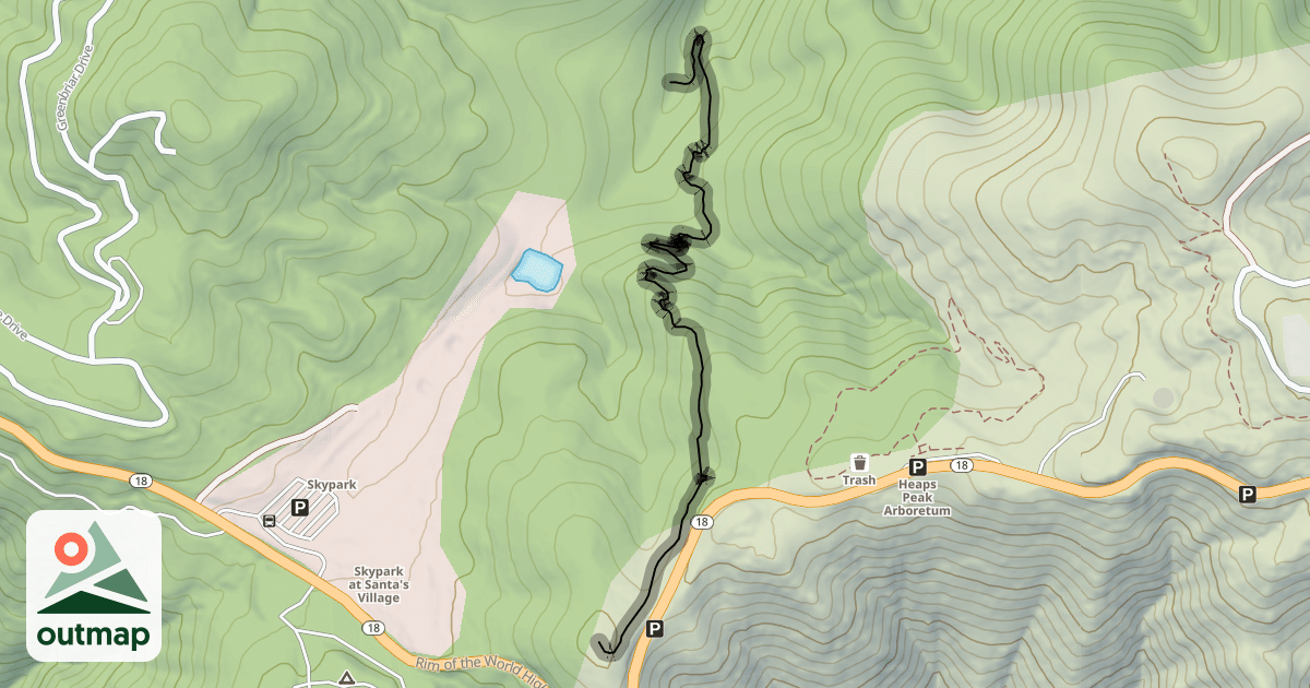 Map of Comet