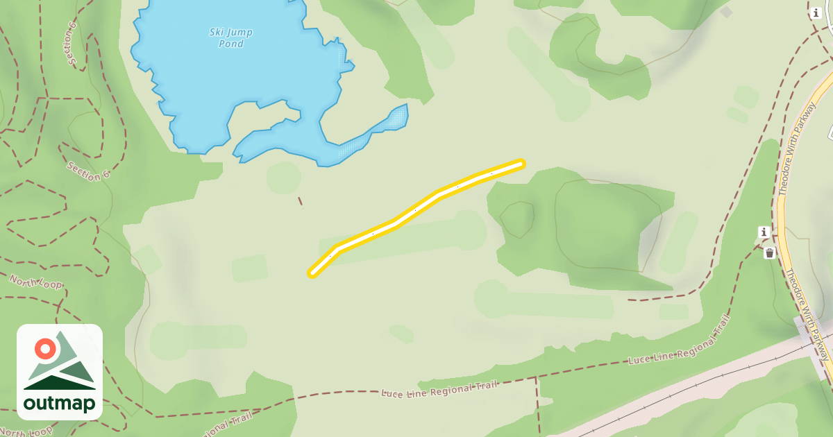 Map of Green Meadow Loop