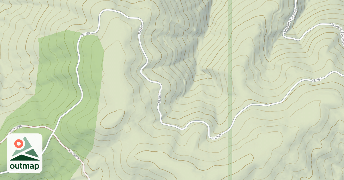 Map of (FDR) WALT LANGLY POLE ROAD