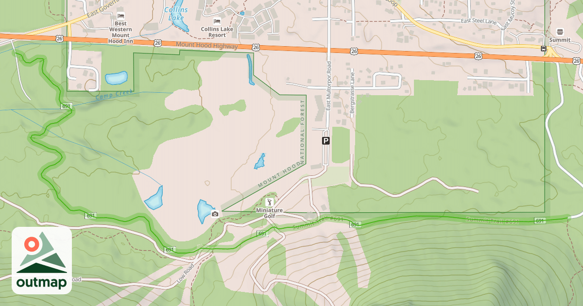 Map of Summit Trail #691