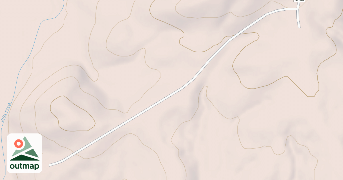 Map of ROAD 344D