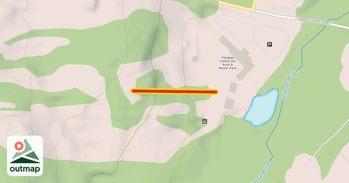 Map of Rope Tow