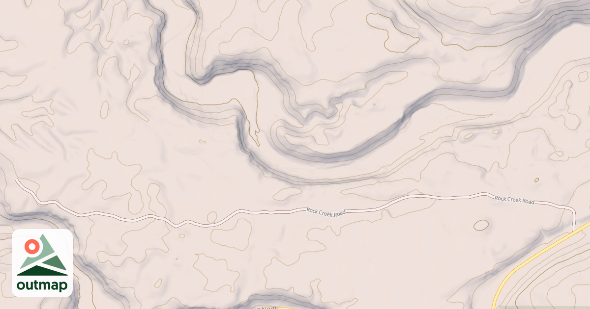 Map of ROCK CREEK