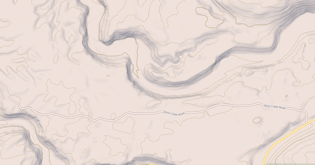 Map preview of ROCK CREEK