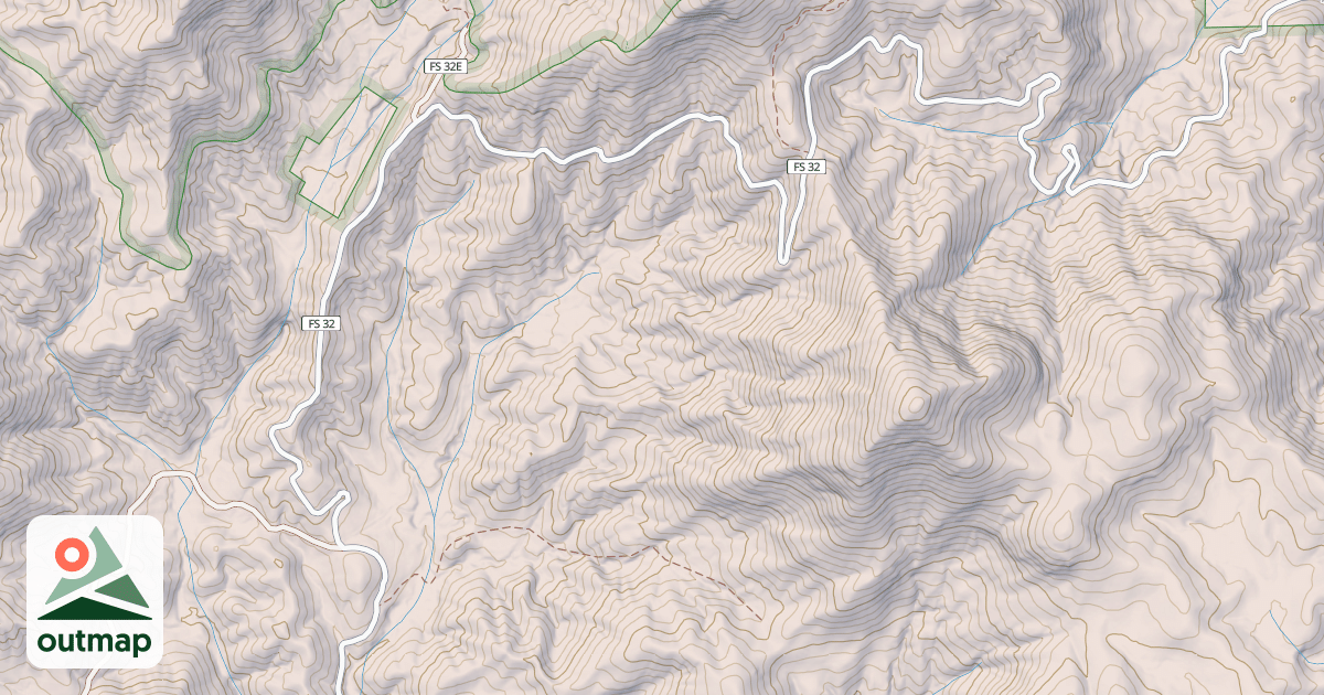 Map of PATTERSON GAP
