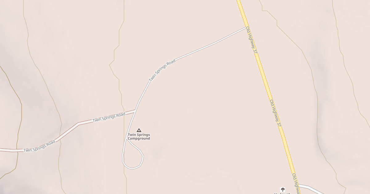 Map preview of TWIN SPRINGS DISPERSED AREA