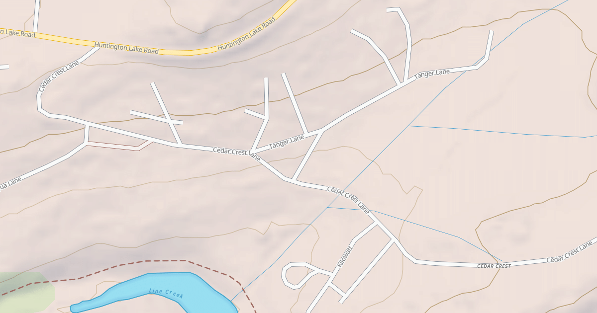 Map preview of CEDAR CREST