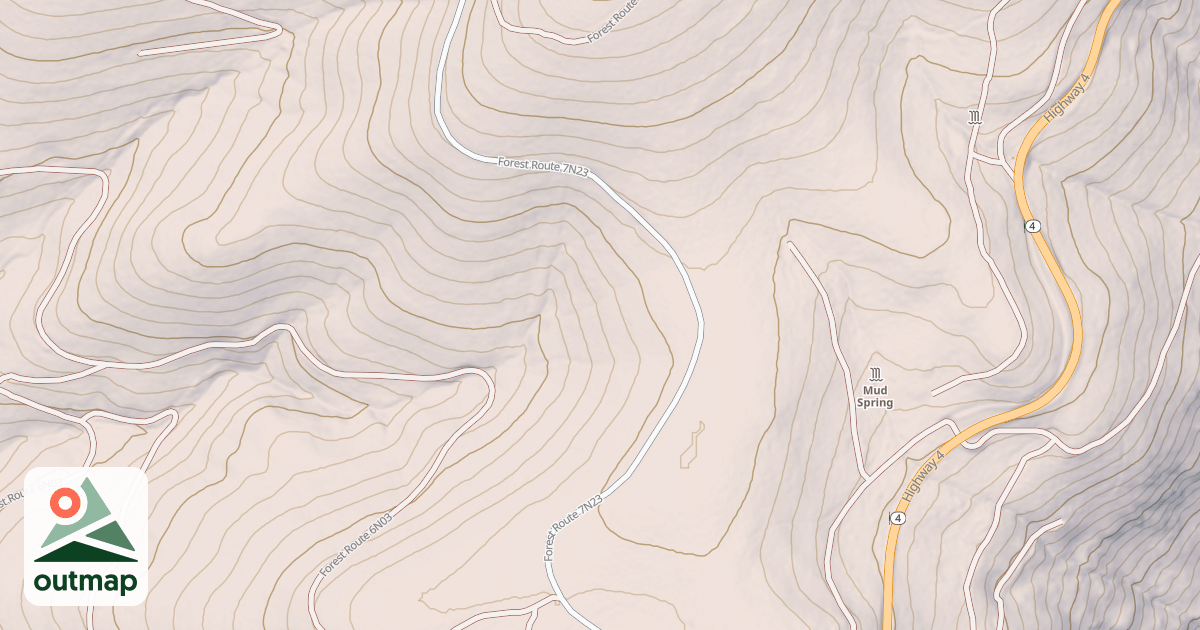 Map of USFS Motor Vehicle Use Map Trails 2067120010602