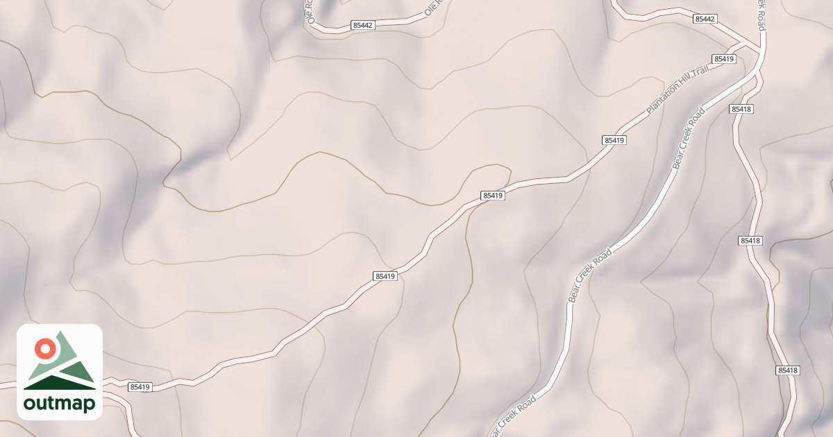 Map of PLANTATION HILL