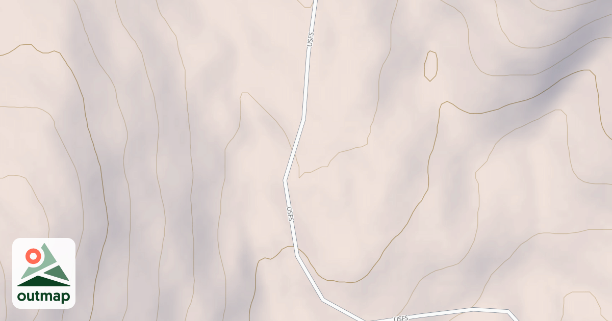 Map of Twin Lakes Road