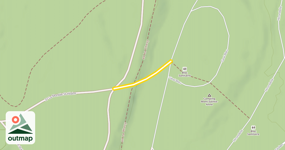 Map of 37 La Montée St-Hilaire