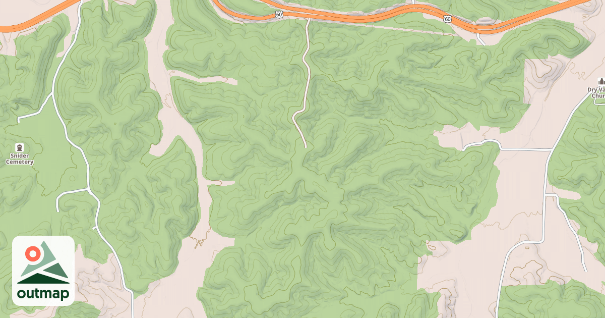 Map of KEASTER HILL