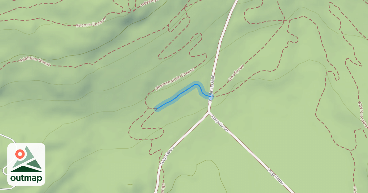 Map of Abercrombie Encore