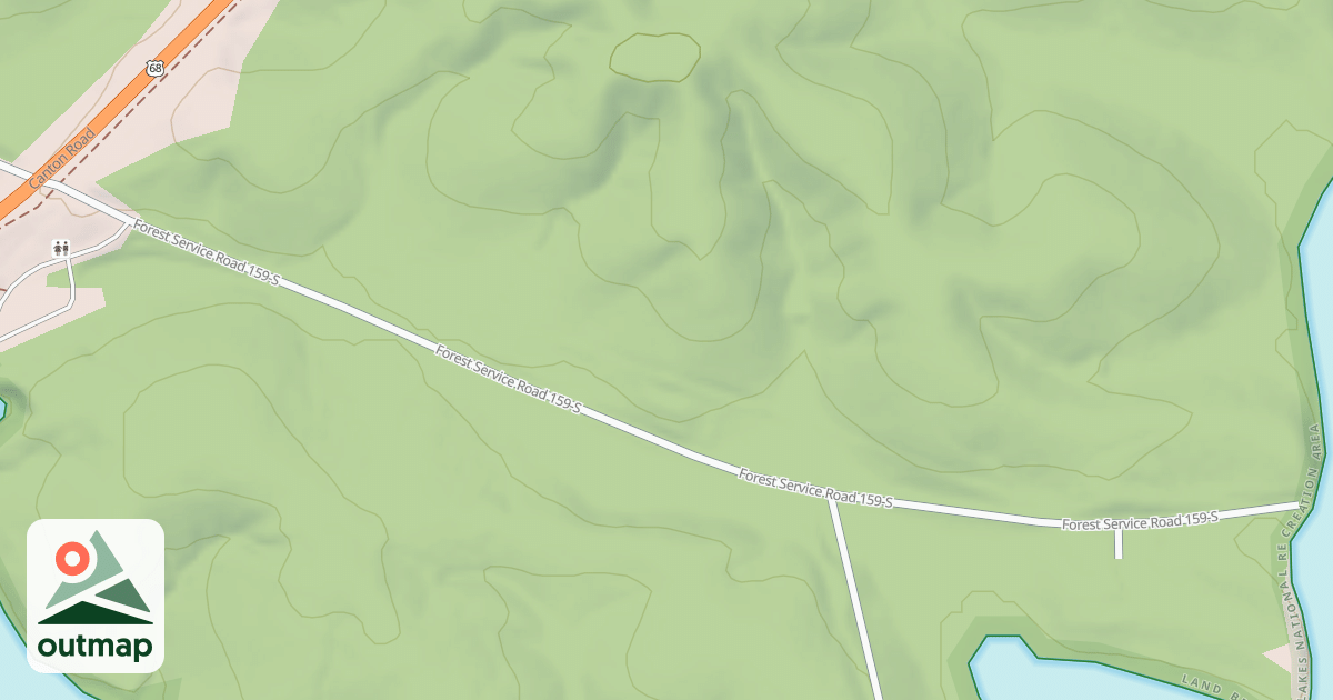 Map of DEVILS ELBOW ROAD SOUTH