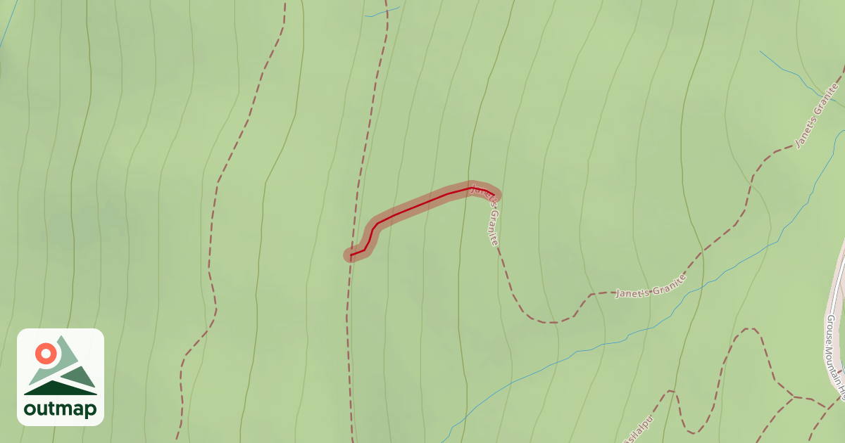 Map of Janet's Granite